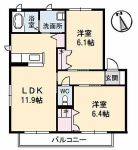 アビタシオン長野　Ｃ棟 A0102号-16