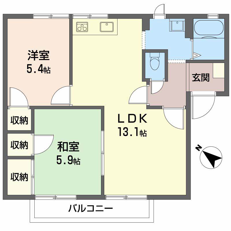グレース２２　Ｅ棟E0201-2