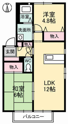 サンハイツ　Ｂ棟 B0201号-15