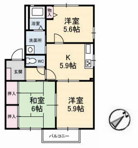 ディアスタウン　Ｄ棟D0201-2