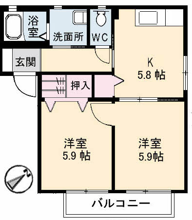 サンハイツ　Ｃ棟C0201-2