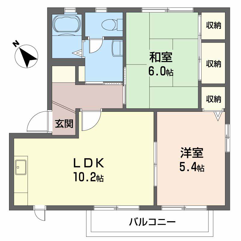 グリーンヴィレッジ　Ｂ棟B0101-2