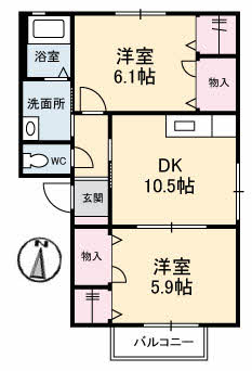 メゾンシャルマン　Ｂ棟B0202-2