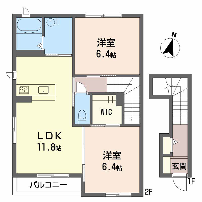 ツインテラス　Ｂ棟 B0201号-12