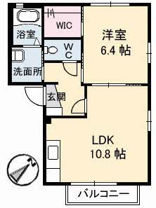 ヴィラージュ　Ｂ棟 B0102号-2