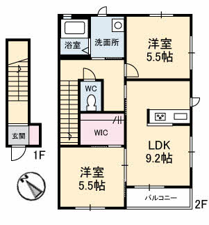 ヴィラージュ C棟 C0202号-12
