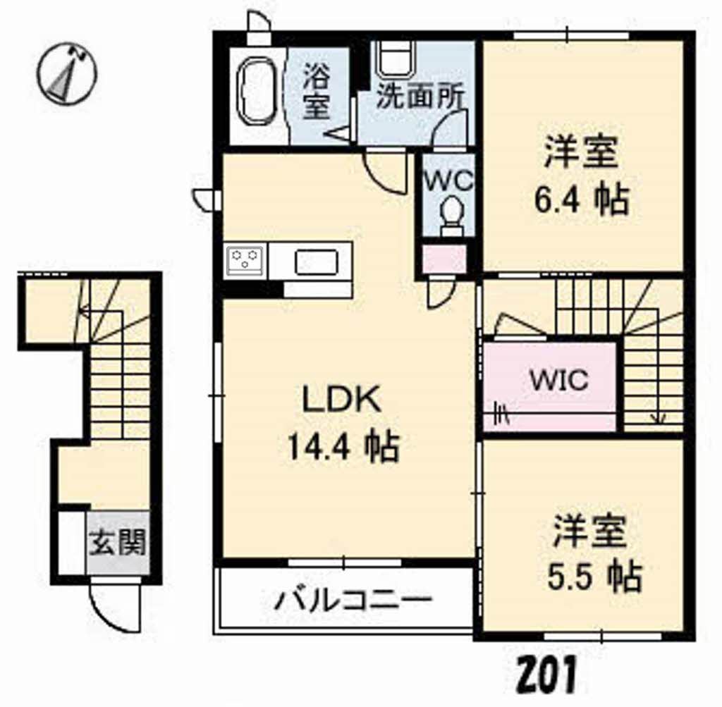 シャーメゾンのぞみ　Ｂ棟B0203-2