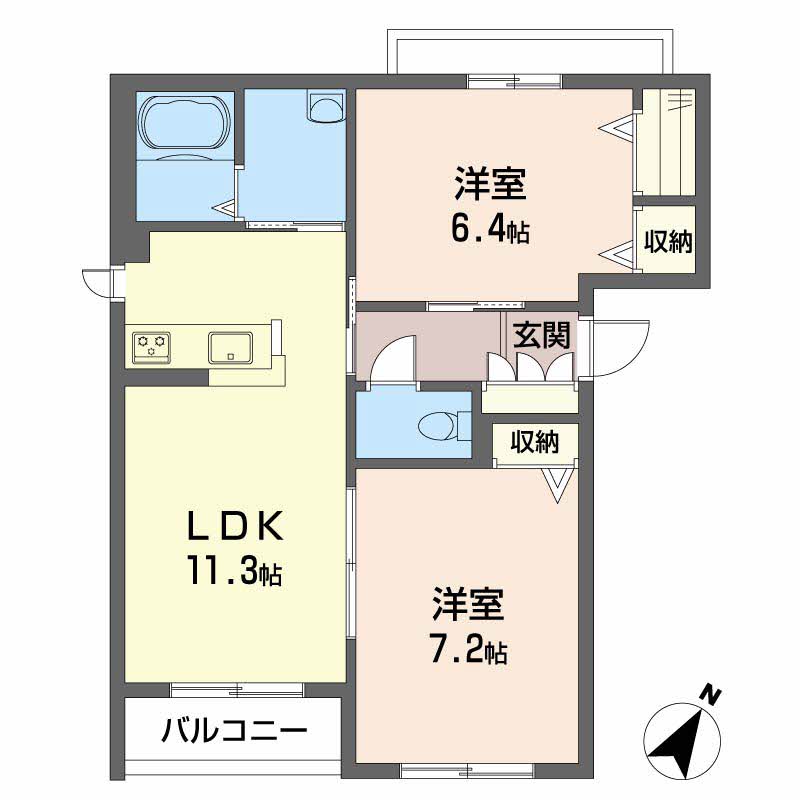 イーハトーヴ豊嶋　壱番館A0201-2