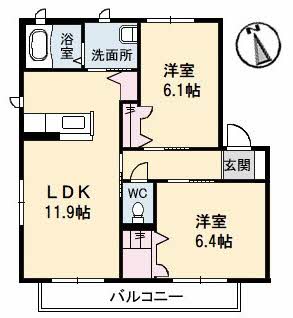 アビタシオン長野　Ｃ棟A0102-2