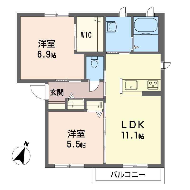 ラ　フォンティーヌ　Ａ棟A0102-2