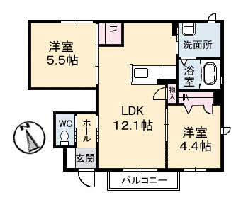 プリマヴィラ B棟 B0101号-16