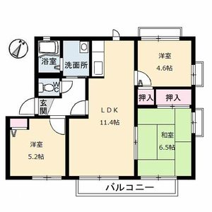 グリシーヌ　Ｂ棟 B0101号室