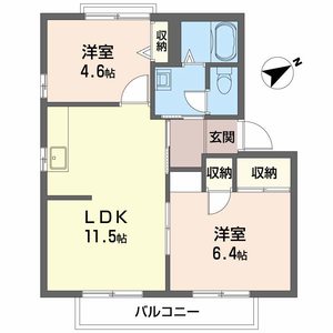 ディアス宇部坂　Ａ棟 A0102号室