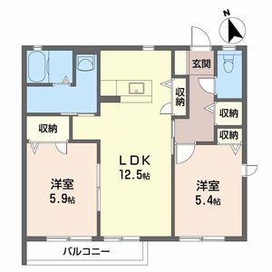 Ｕハイツ　カリス A0202号-16