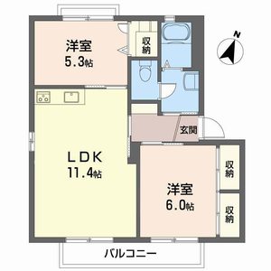 さくら館　　弐号棟 B0202号室