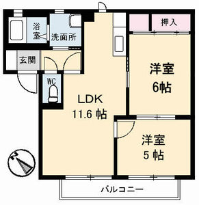 シャーメゾン　カメリア　Ａ棟 A0201号室