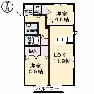 シャーメゾン ジョイナス A棟 A0201号-16