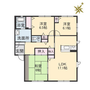 シャーメゾンアミスターⅡ A0102号-8