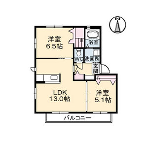 シャーメゾン楠乃　参番館 C0202号室
