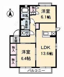 シャーメゾンふじ　Ⅱ棟 B0201号-16