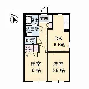 シャーメゾン明月 E棟 E0101号-16