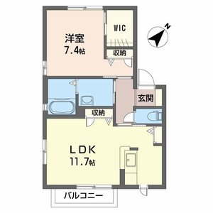 シャーメゾン洛陽　Ａ棟 A0202号室