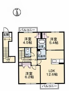 シャーメゾン東岐波　Ａ棟 A0202号-16