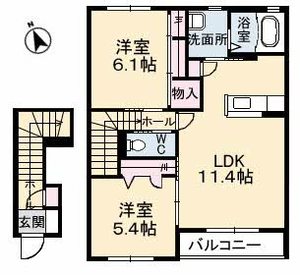 シャーメゾン東岐波　Ｃ棟 C0202号室