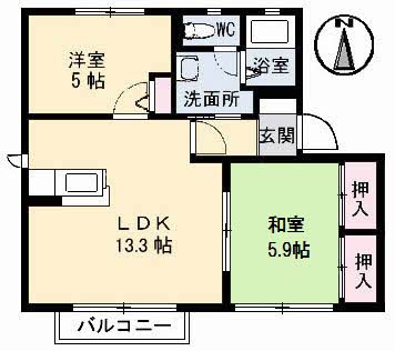 グランカーサ安岡　Ⅳ棟D0202-2