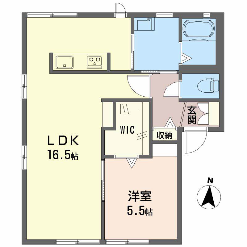 アンソレイエ２１　　Ａ棟A0101-5