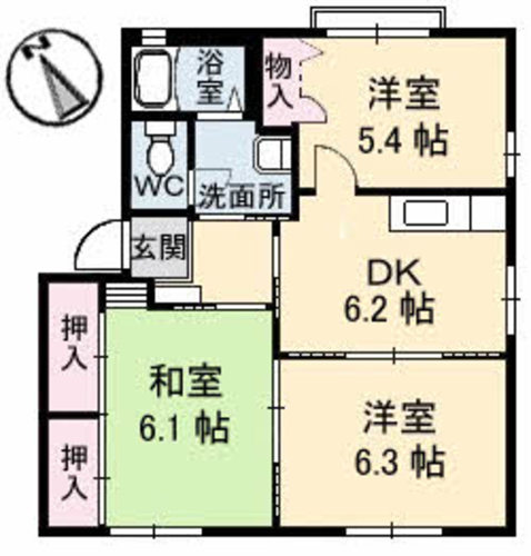 ディアス岡田　　Ａ棟A0101-2
