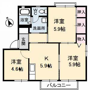 ディアスまさご　Ｂ棟B0201-2