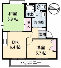 バリュージュ徳田　Ａ棟A0202-2