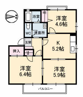 シャーメゾン新垢田A0101-2