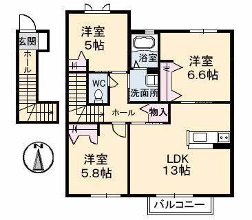 シャーメゾン　ダンディライオン　Ｅ棟A0202-2