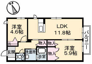 シャーメゾン名池A0201-2