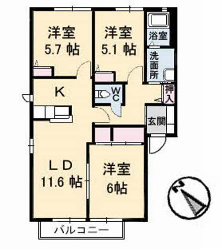ベルハイツA0101-2