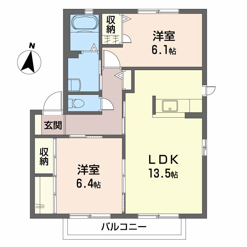 シャーメゾンふじ　Ⅱ棟B0101-2