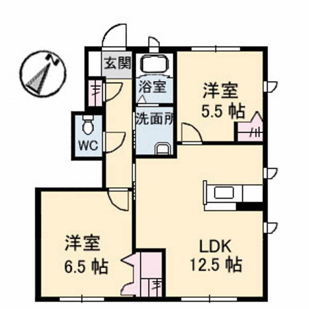 シャーメゾン明月　Ｇ棟G0102-2