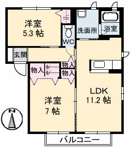 シャーメゾンフェリーチェA0202-2