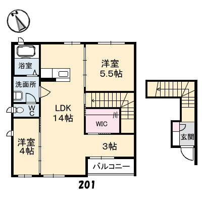 シャーメゾンノウミA0201-2