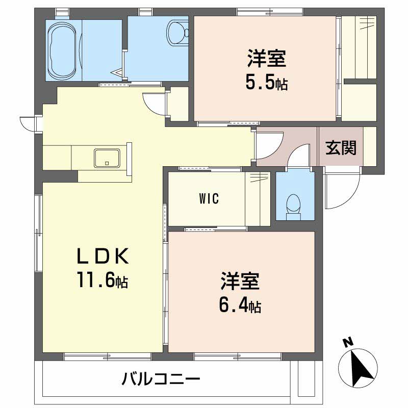 シャーメゾン山王田　Ｅ棟E0201-2