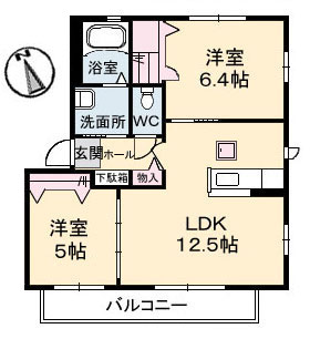シャーメゾントゥモロー　Ｃ棟 C0101号-3