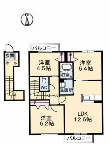 シャーメゾン東岐波　Ａ棟A0202-2