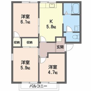 カサベルデ　Ⅱ棟 B0101号-14