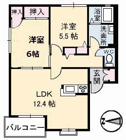 ラ・カーナ　Ｆ棟 F202号室