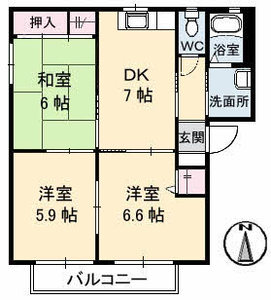 サテライトＮ　１棟 A0102号-14