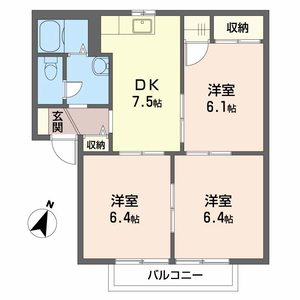 レシェンテ D棟 D0202号-16