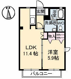 バリュージュヤシマⅡ 201号室