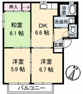 ファミール牟礼 102号-16